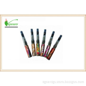 Oem Unisex Colorful Print Ego Q E-cigarette Start Kit , 1100mah E Cigarette